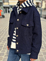 Charger l&#39;image dans la galerie, Blouson bouclette GAB Marine

