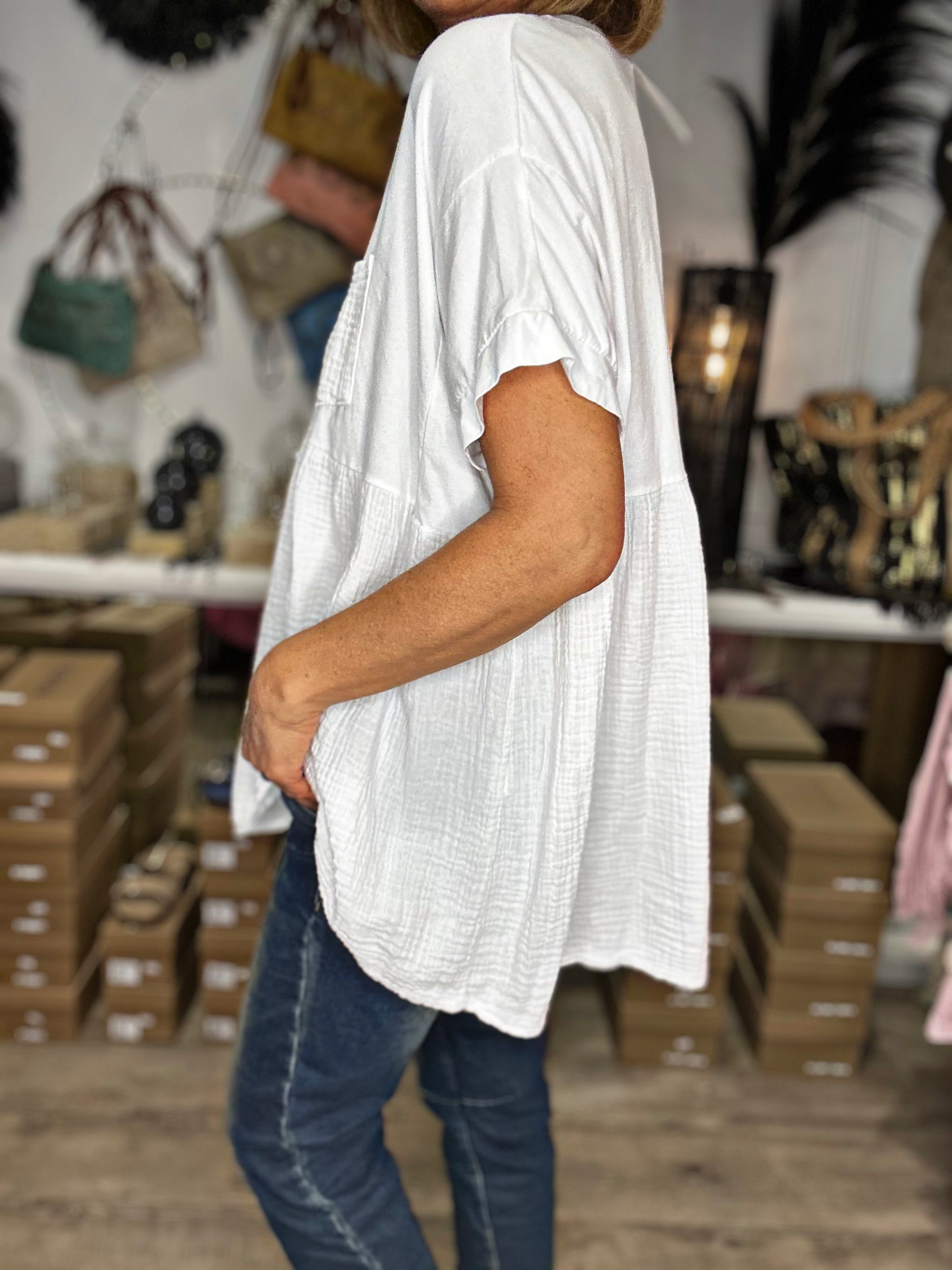Top VANILLE Blanc