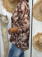 Charger l'image dans la galerie, Chemise LARA Chocolat
