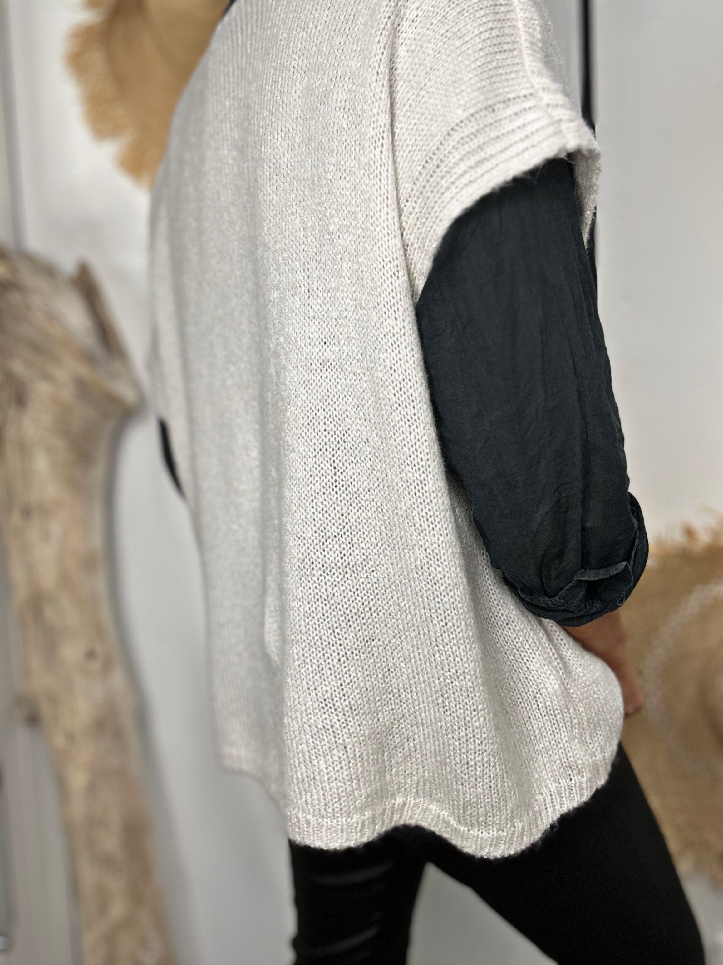 Gilet sans manche MANOA Greige