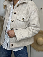 Charger l'image dans la galerie, Blouson bouclette GAB Beige
