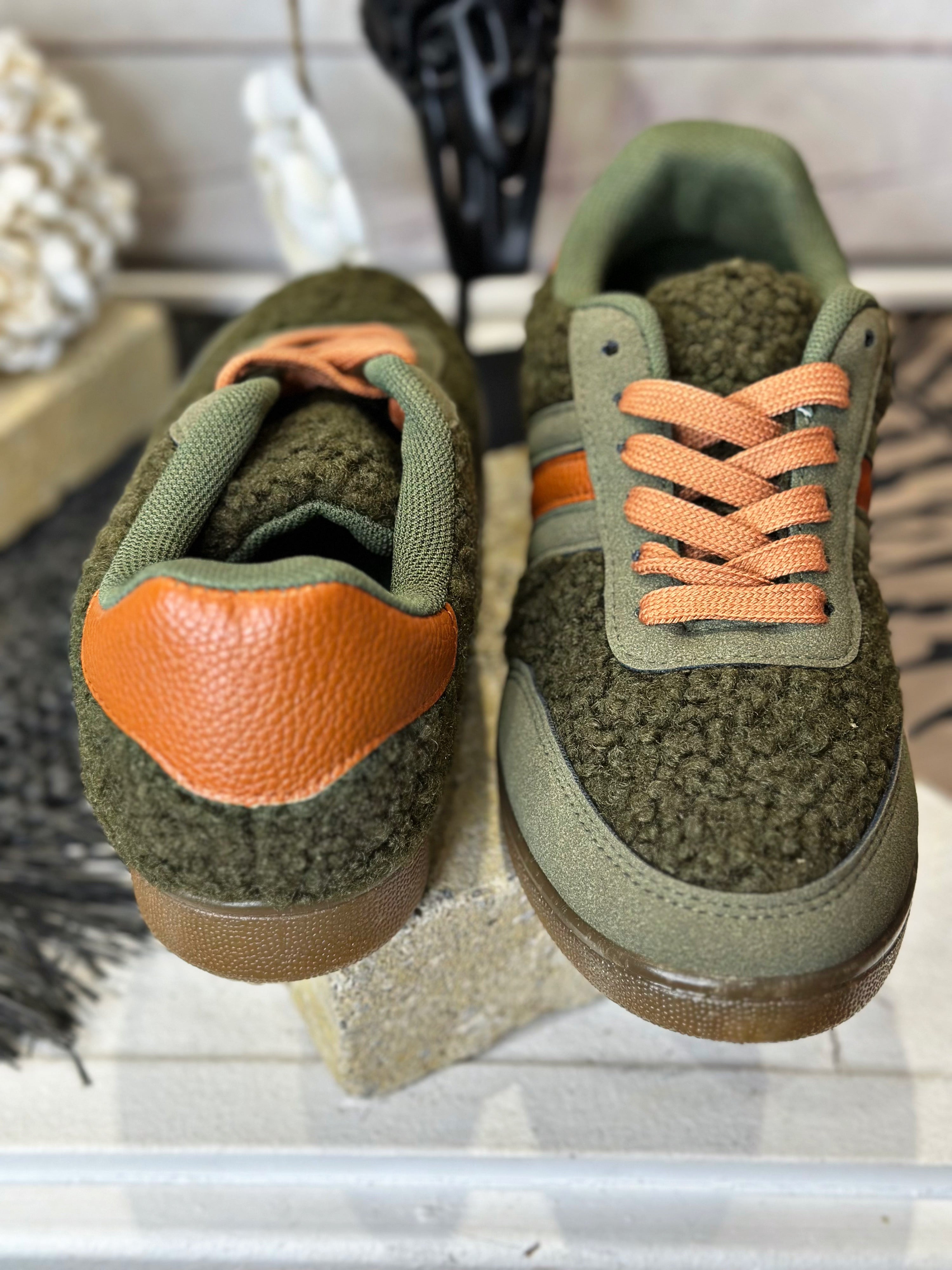 Baskets KENZA Kaki