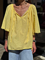 Charger l&#39;image dans la galerie, Blouse RITA Jaune
