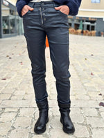 Charger l&#39;image dans la galerie, Pantalon simili cuir MAX Marine
