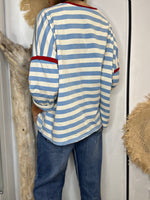 Charger l'image dans la galerie, Sweat fin CYRA Bleu
