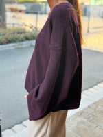 Charger l'image dans la galerie, Pull LOUNA Bordeaux foncé
