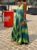 Charger l'image dans la galerie, Robe CASSANDRA Vert anis
