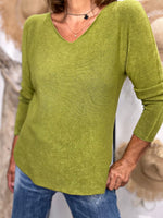 Charger l'image dans la galerie, Pull doux TAO Vert olive
