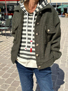 Blouson bouclette GAB Kaki