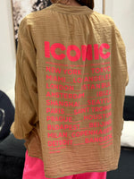 Charger l'image dans la galerie, Chemise Camel imprimé dos - LORYA
