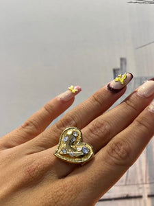 Bague COEUR  Doré