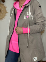 Charger l'image dans la galerie, Blouson léger BE HAPPY Taupe
