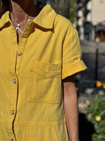 Charger l'image dans la galerie, Robe denim Jaune - MAELYS
