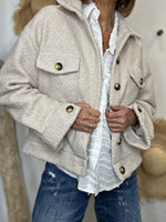 Charger l'image dans la galerie, Blouson bouclette GAB Beige
