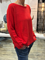 Charger l'image dans la galerie, Pull doux LINO Rouge
