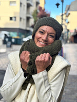 Charger l&#39;image dans la galerie, Bonnet MAKO - Écharpe JAKO Kaki
