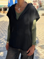 Charger l'image dans la galerie, Sweat sans manches VIKA Noir
