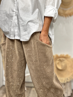 Charger l'image dans la galerie, Pantalon velours cotelé EMILIO Beige
