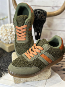 Baskets KENZA Kaki