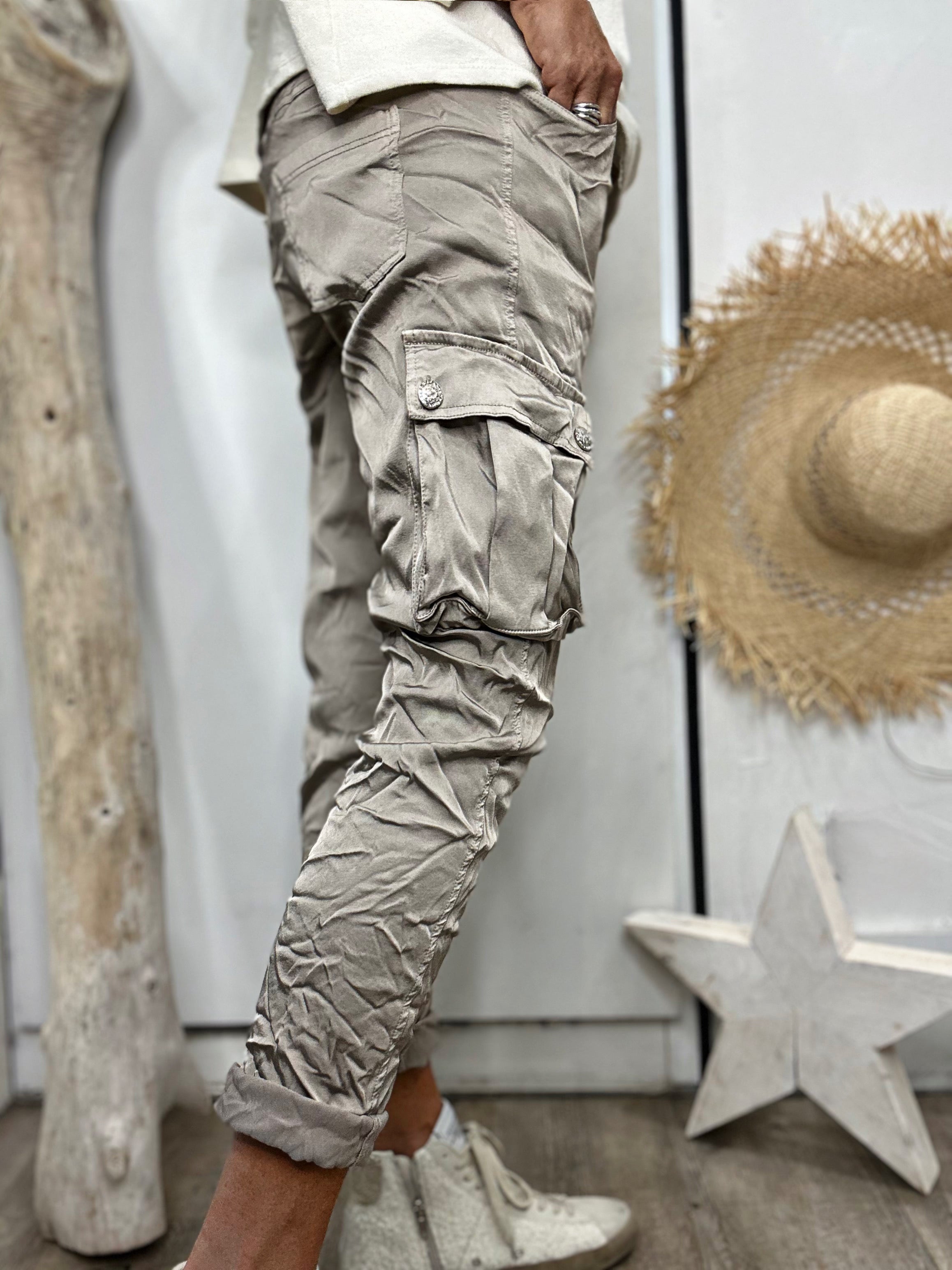 Pantalon CARGO Beige