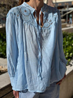 Charger l'image dans la galerie, Blouse NELISE Bleu
