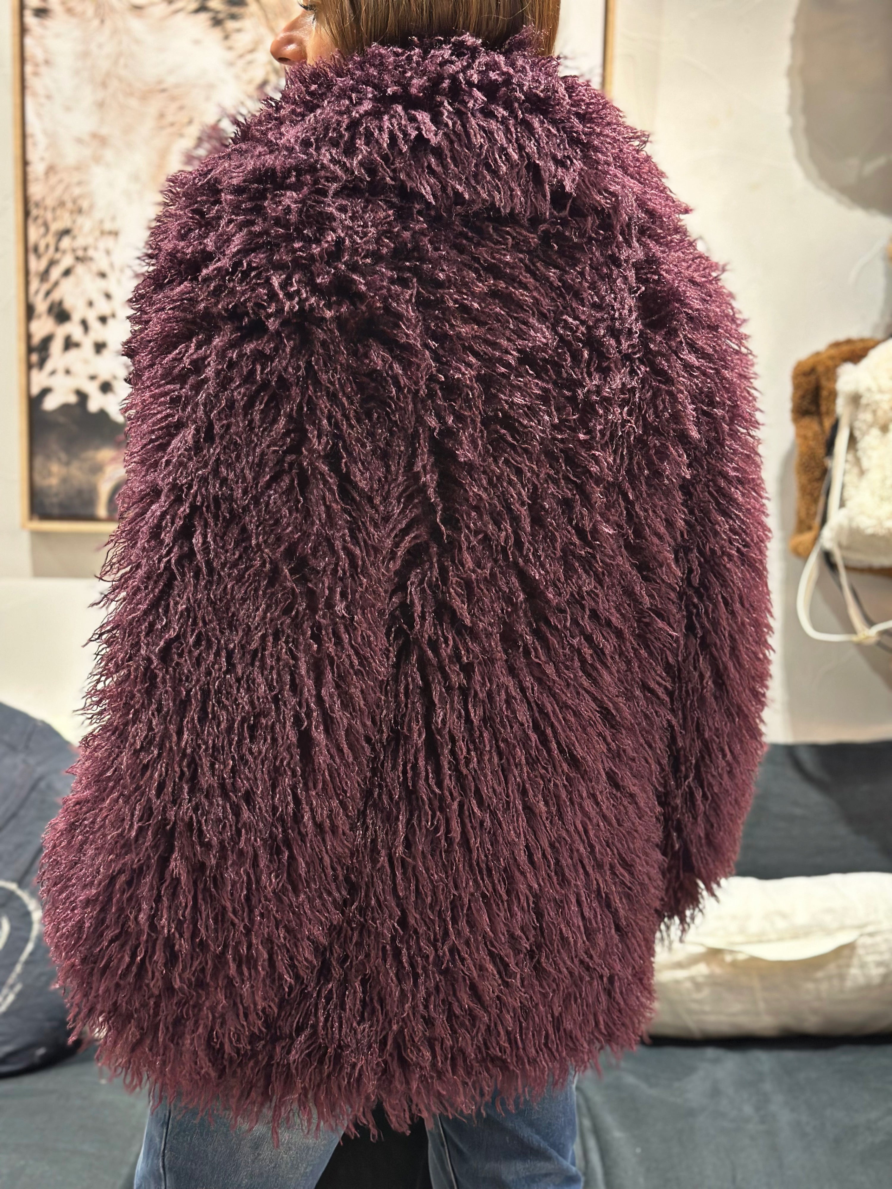 Veste NINA Aubergine