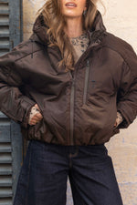 Charger l'image dans la galerie, Blouson OSLO Choco - Gold and Silver
