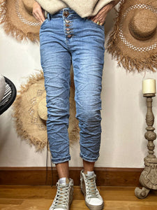 Jeans COEUR Bleu clair