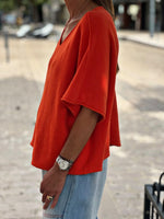 Charger l'image dans la galerie, Pull doux LALY Orange
