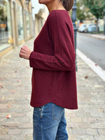 Charger l&#39;image dans la galerie, Pull doux TAO Bordeaux

