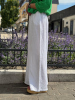Charger l&#39;image dans la galerie, Pantalon gaze de coton YAGO Blanc
