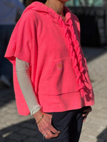 Charger l'image dans la galerie, Sweat SPATULA Banditas Fuchsia coton gratté coupe large
