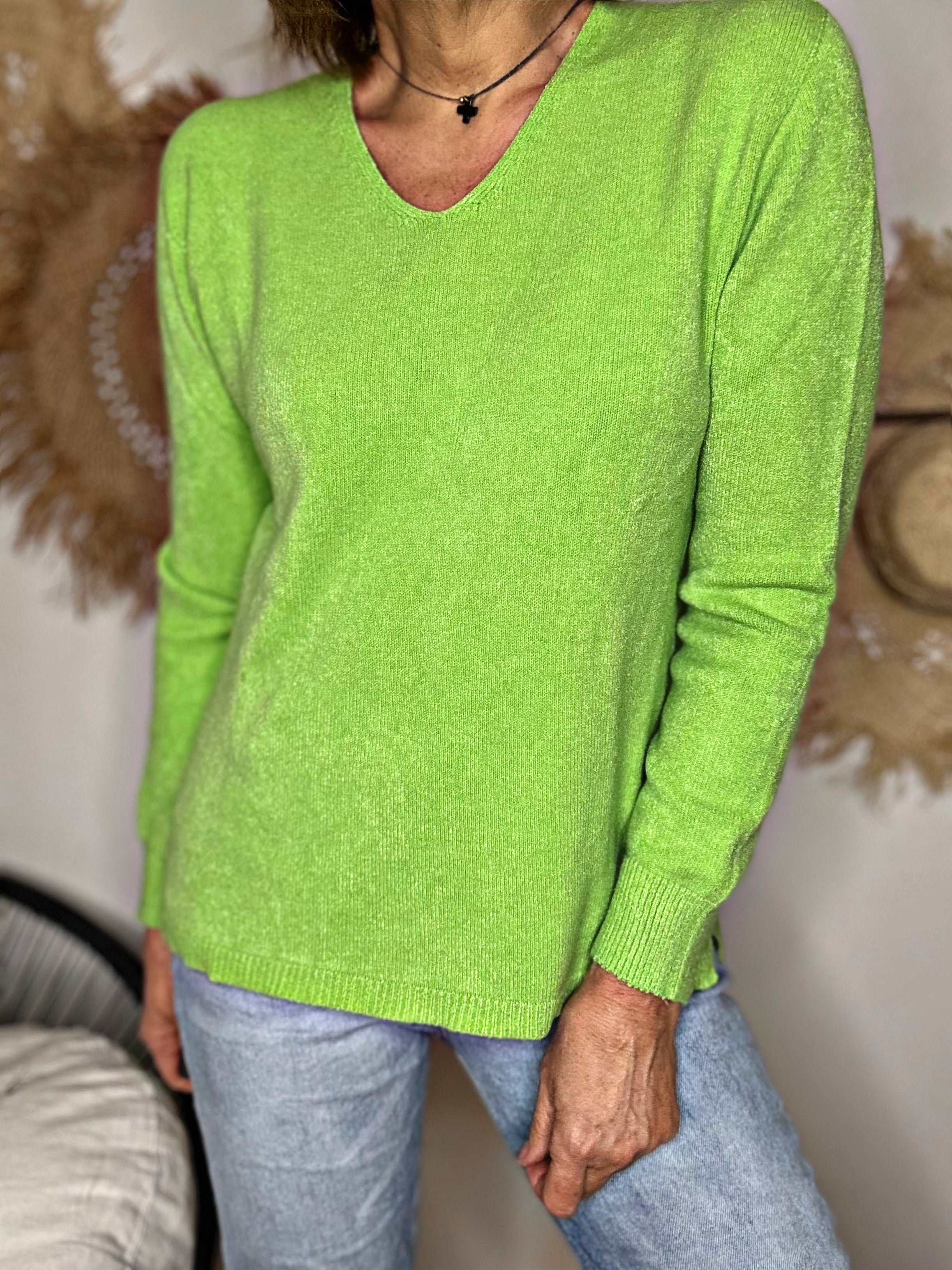 Pull tout doux SYLVANO Vert