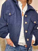 Charger l'image dans la galerie, Blouson bouclette GAB Marine
