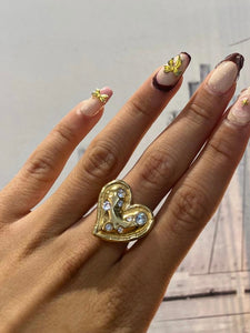 Bague COEUR  Doré
