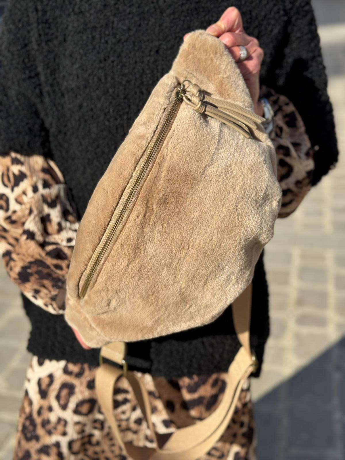 Sac banane MILKA Beige