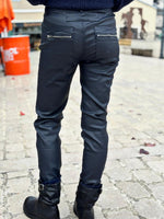 Charger l&#39;image dans la galerie, Pantalon simili cuir MAX Marine
