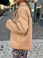 Charger l&#39;image dans la galerie, Blouson RIO Camel clair
