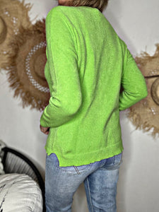 Pull tout doux SYLVANO Vert