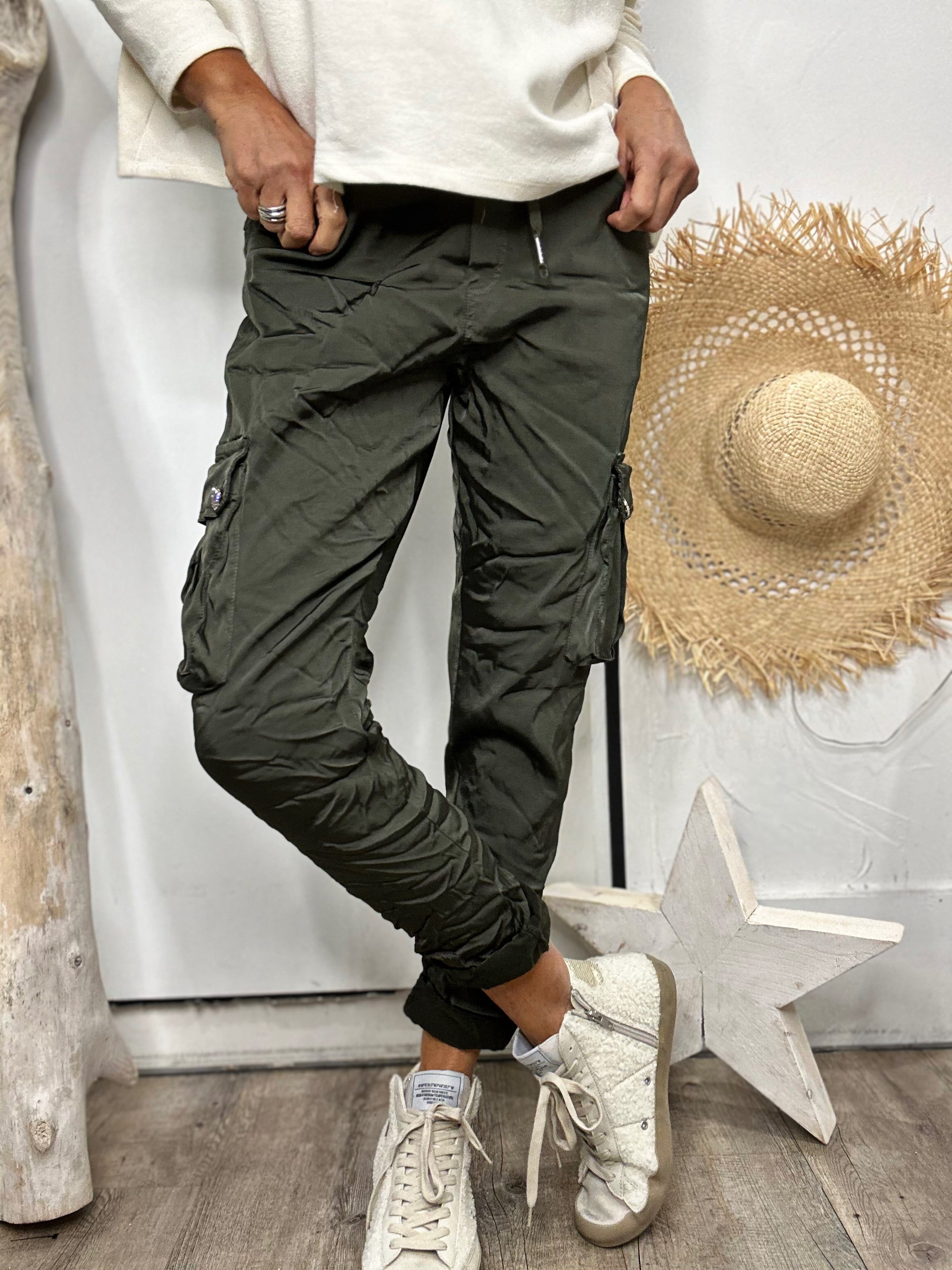 Pantalon CARGO Kaki
