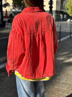 Charger l'image dans la galerie, Veste/Surchemise Corail effet délavé - NYSA
