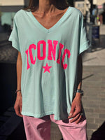 Charger l'image dans la galerie, T-shirt "Iconic" Aqua - NOLAN
