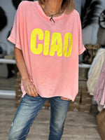 Charger l&#39;image dans la galerie, Tee shirt LEONIE Corail
