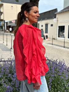 Chemise NINA Rouge