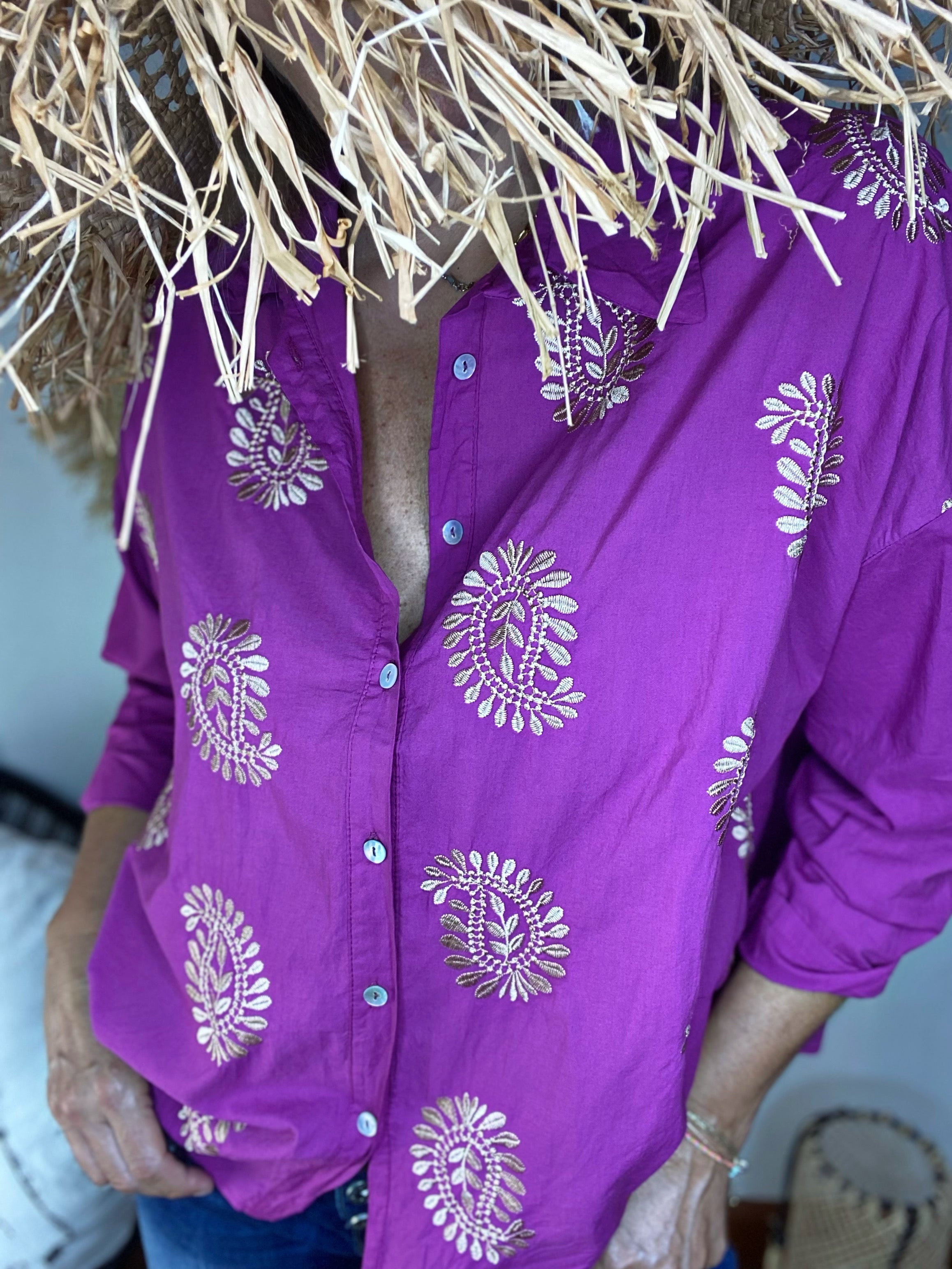 Chemise FLAURE Fuchsia