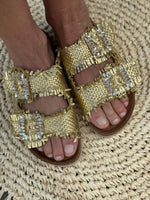 Charger l'image dans la galerie, Sandales ELVIRA Doré
