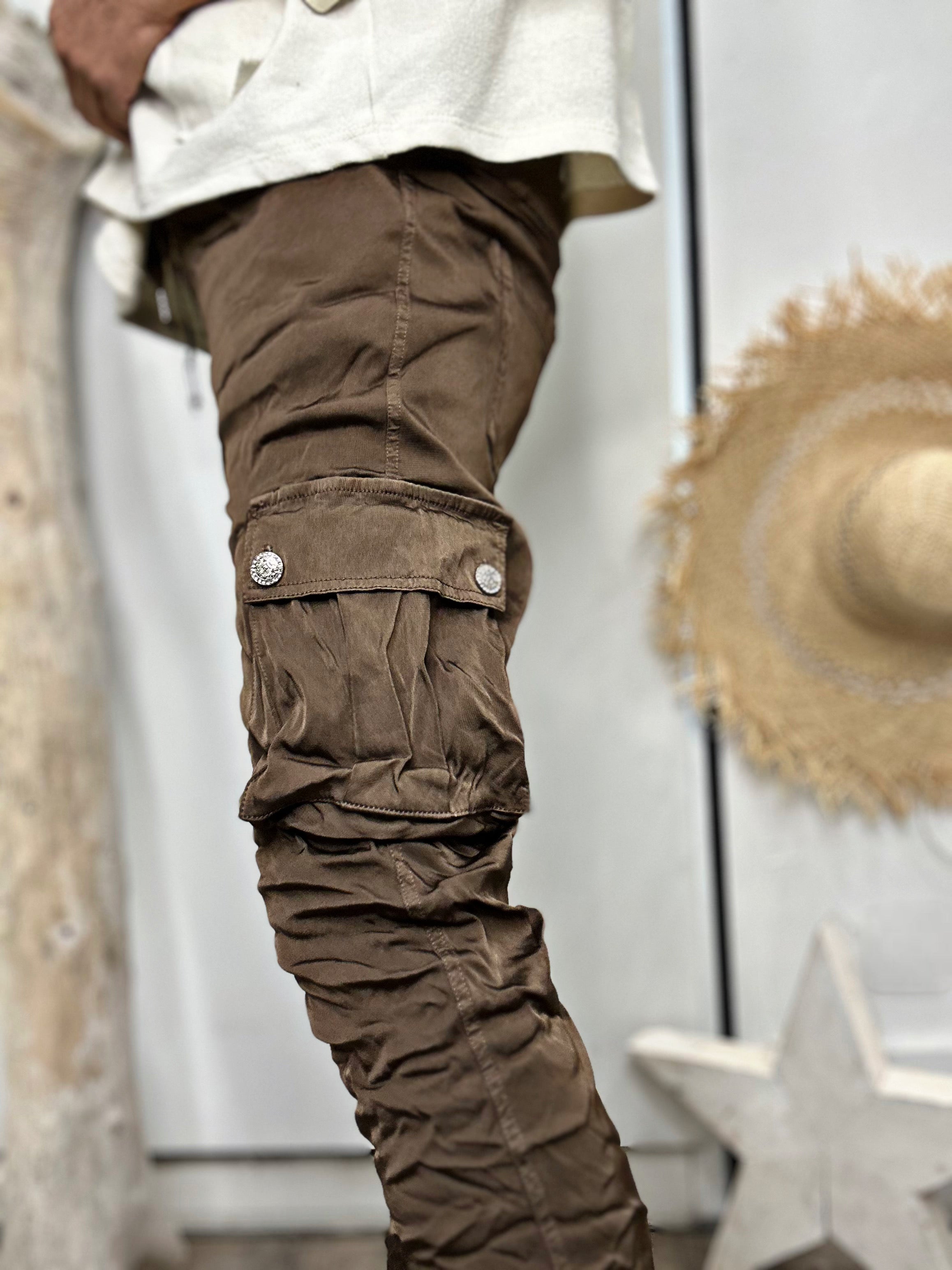 Pantalon CARGO Choco