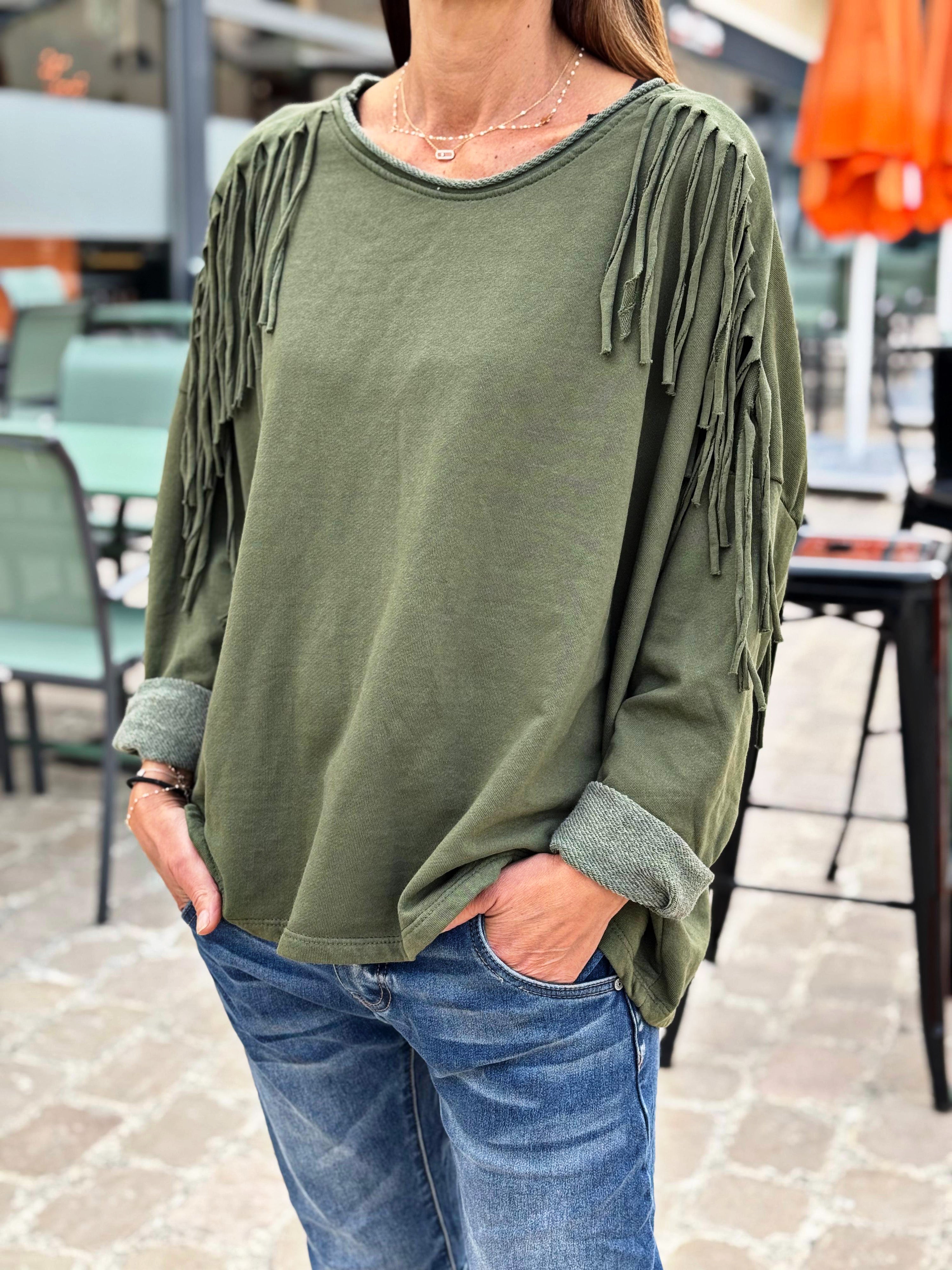 Sweat fin CLEO Kaki