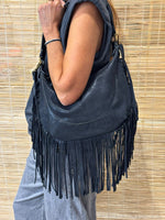 Charger l'image dans la galerie, Sac à franges SANA Noir
