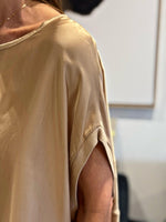 Charger l&#39;image dans la galerie, Top satiné SERENITE Camel
